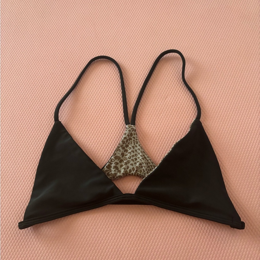 Acacia Black Bikini Top
